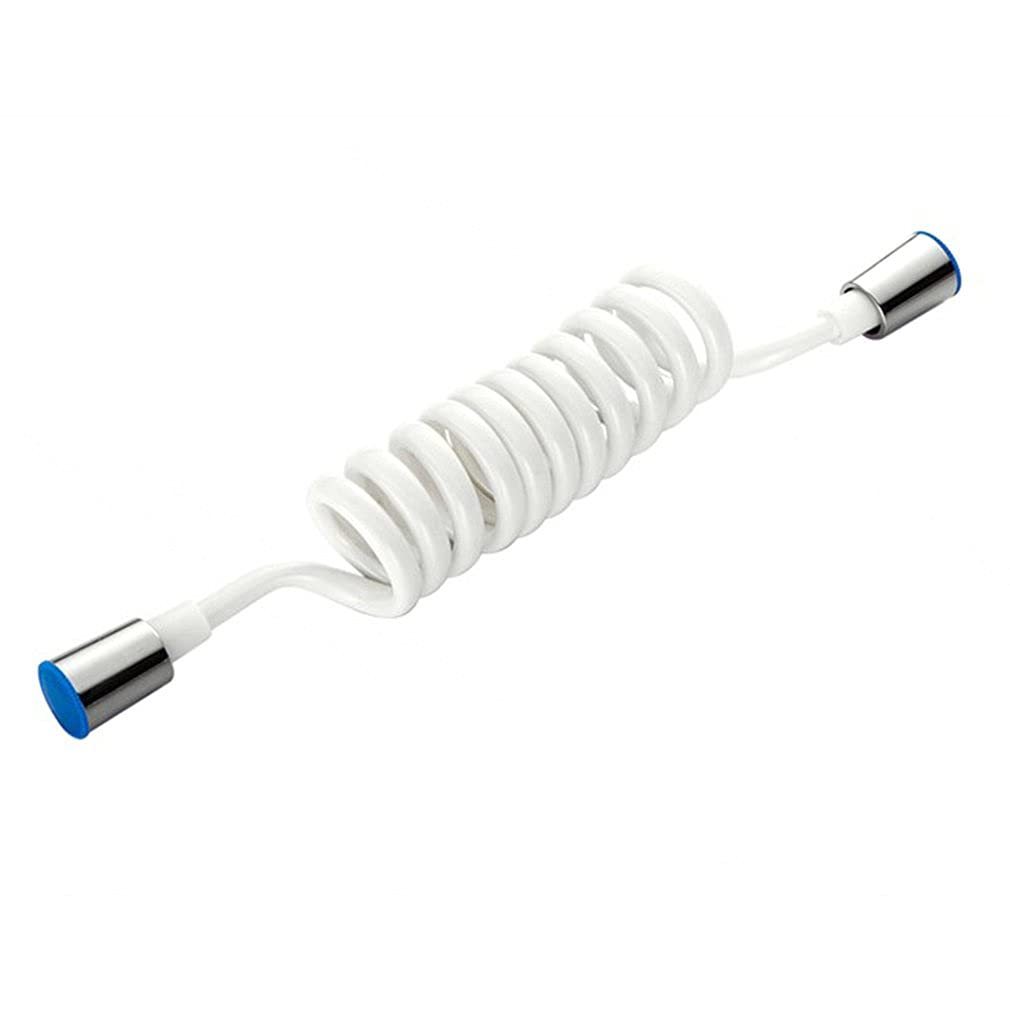 Lkfjnhepf White Shower Hose Spring Shower Hose Line Plumbing Bathroom Accessories Water Nozzles(,1.5M)
