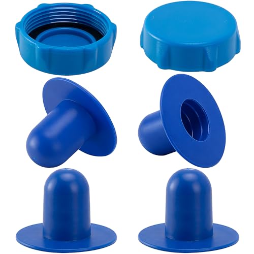 LFUTARI 6 Pcs Pool Plug Replacement and Drain Valve Cap, Pools Drain Water Valve Cap, Pool Hole Plug Stopper for P01006 Above Ground Swimming Pools Maintenance Accessories