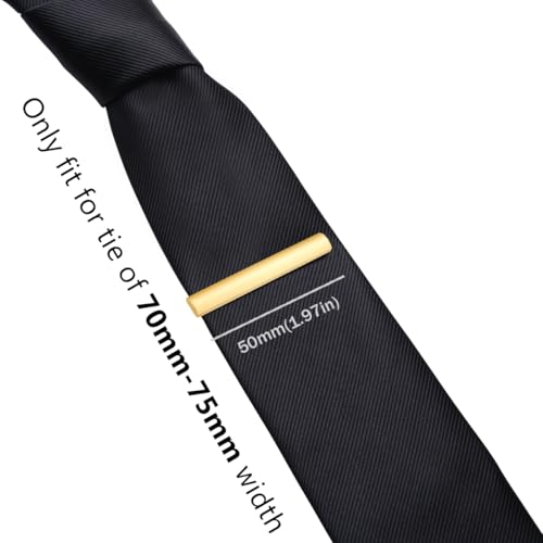 Image of HONEY BEAR 5cm /5.4cm /6cm Mens Tie Clip Bar for Normal Size Steel Business Wedding Gift 1.97 inch /2.12 inch /2.36 inch