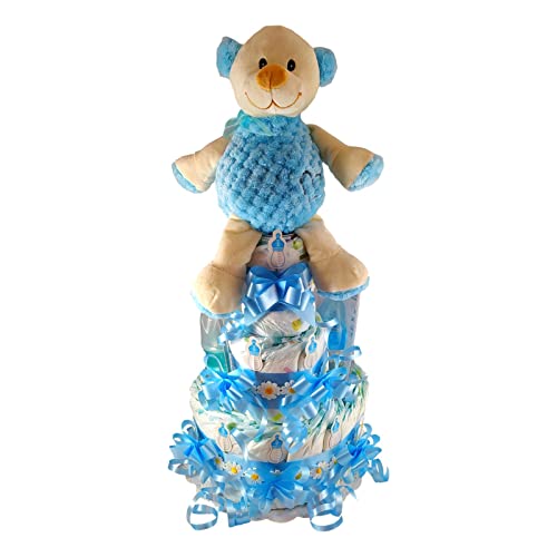 Tarta De Pañales Mi Primer Biberón Para Niño