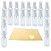 20pcs*30ml Flacon Bouteille Atomiseur Spray Fine Vaporisateurs Vide Bouteilles de Pulvérisateur Rechargeable en Plastique Transparent Bouteille parfum + 24 Papier pour l'étiquette