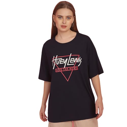 Image of Mack Jonney Printed Round Neck Cotton Regular Fit Oversize Half Sleeves Tshirt for Women(Pack of 3)-MACK631093