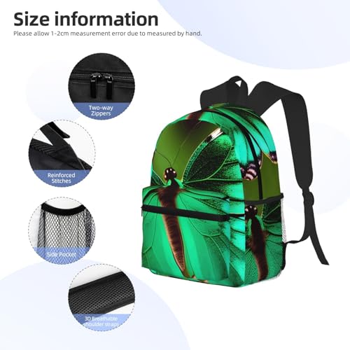 Mochila escolar mariposas equipaje de mano ligero y resistente 5