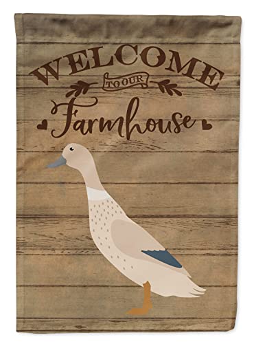 Caroline's Treasures CK6802CHF West Harlequin Duck Welcome House Flag Large
