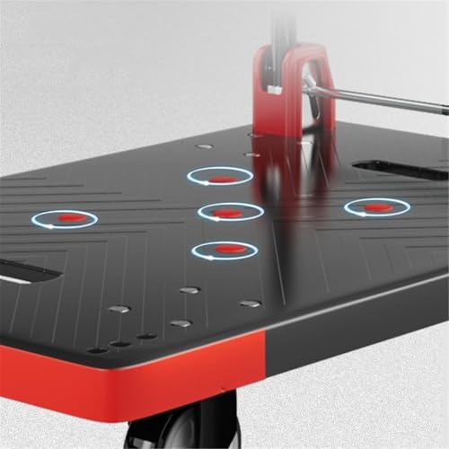 Carretilla plegable plataforma con ruedas silenciosas miniatura 4
