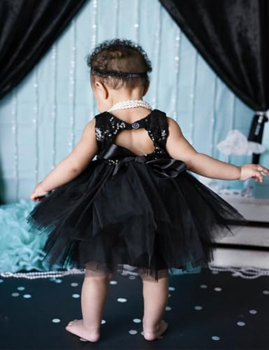 AGQT Baby Girls Dresses Flower Girl Dress Sequins Tutu Dress Sleeveless Kids Princess Birthday Dresses2