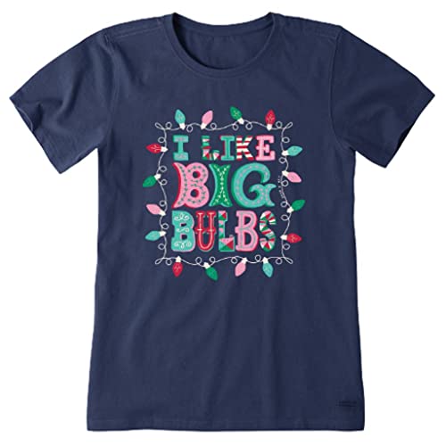 T-shirt d'été à motifs Life is Good bleu marine pour vos loisirs et sorties