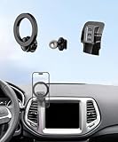 MaserWeller Jeep Compass Phone Holder - 360° Rotating Mount for MagSafe. Compat...