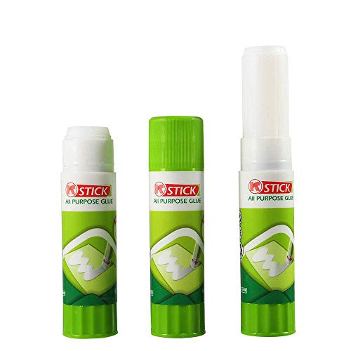 3D Printer Glue Sticks, Calorbot 3Pcs Solid Stickers for 3D Printer Hot Bed Print Filament PLA ABS PET PETG and Other More