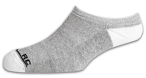 Image of RC. ROYAL CLASS Men No Show Ankle Socks for Men, Cushioned Towel Low Cut Casual & Sports Cotton Unisex Socks, Pack of 5 Pairs, Short Non /Anti-Slip Invisible Socks with Mesh Ventilation, Free Size