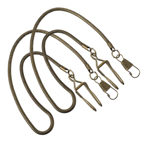 Didiseaon 2pcs Pocket Watch Chain Metal Vintage Pocket Watch Chains Decorative Accessories