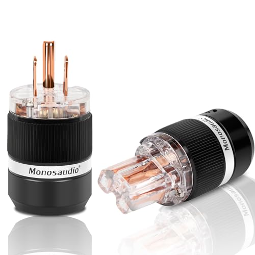 電源ケーブル　3pプラグ　オーディオアンププラグ、古河電気純銅線材を採用1.5m 電源ケーブル 3pプラグ オーディオアンププラグ、古河電気純銅