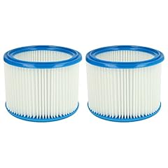 vhbw set da 2x filtro a pieghe piatte compatibile con Stihl SE 60 E, SE 61, SE-62, SE 85 C, SE 90 aspiratore umido/secco - cartuccia filtrante