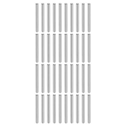 QUARKZMAN 40 Stk 3 mm x 28 mm Dübelstifte 316L Edelstahl Zylindrische Dübelstifte Regalstützstifte Stiftstange Befestigungselemente Metallische Regalstifte Silberton QUARKZMAN 40 Stk 3 mm x 28 mm Dübelstifte 316L Edelstahl Zylindrische Dübelstifte Regalstützstifte Stiftstange Befestigungselemente Metallische Regalstifte Silberton