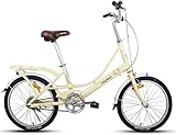 1. Klapprad Erwachsener, 20-Zoll-Eingangrad, mit Aluminium Rahmen und Gepäckablage