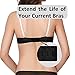 W-Plus Bra Strap Clips, Bra Extender 2 Hooks, Bra Clips and Bra Straps Holder - Conceal Straps - Cleavage Control