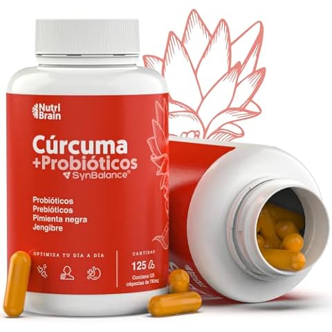 NUTRIBRAIN Cúrcuma con PROBIÓTICOS y PREBIÓTICOS Cover