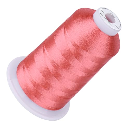 Simthread 5500Yds/5000M 40WT Polyester Embroidery Thread Deep Rose 086