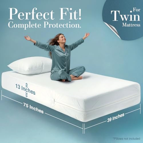 Utopia Bedding Zippered Mattress Encasement