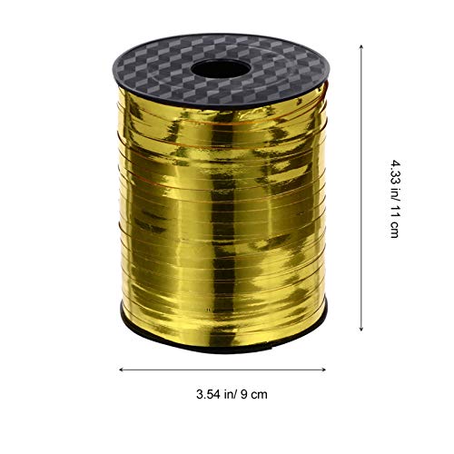 CLISPEED 1 Rolo de Ondulação Da Fita Balão Metálico Fitas Fitas de Rolo de Folha De Papel De Embrulh