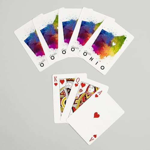 Baraja de Poker Berlin Ohio Acuarela 52 Cartas miniatura 7