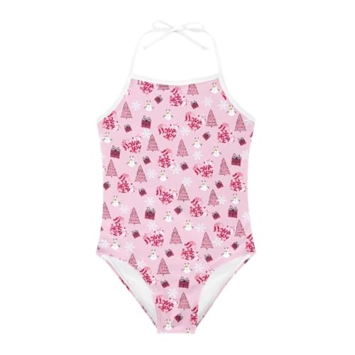 Image of Christmas One-Piece Swimsuits Beach Swimwear Bathing Suit for 3-10 Years Girls