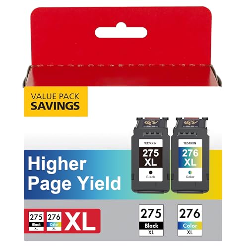 PG-275 XL/CL-276 XL Value Pack Replacement for Cannon Ink 275 276...