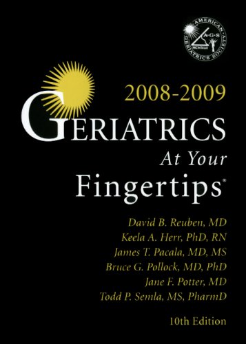 Geriatrics at Your Fingertips 2008-2009 1886775214 Book Cover