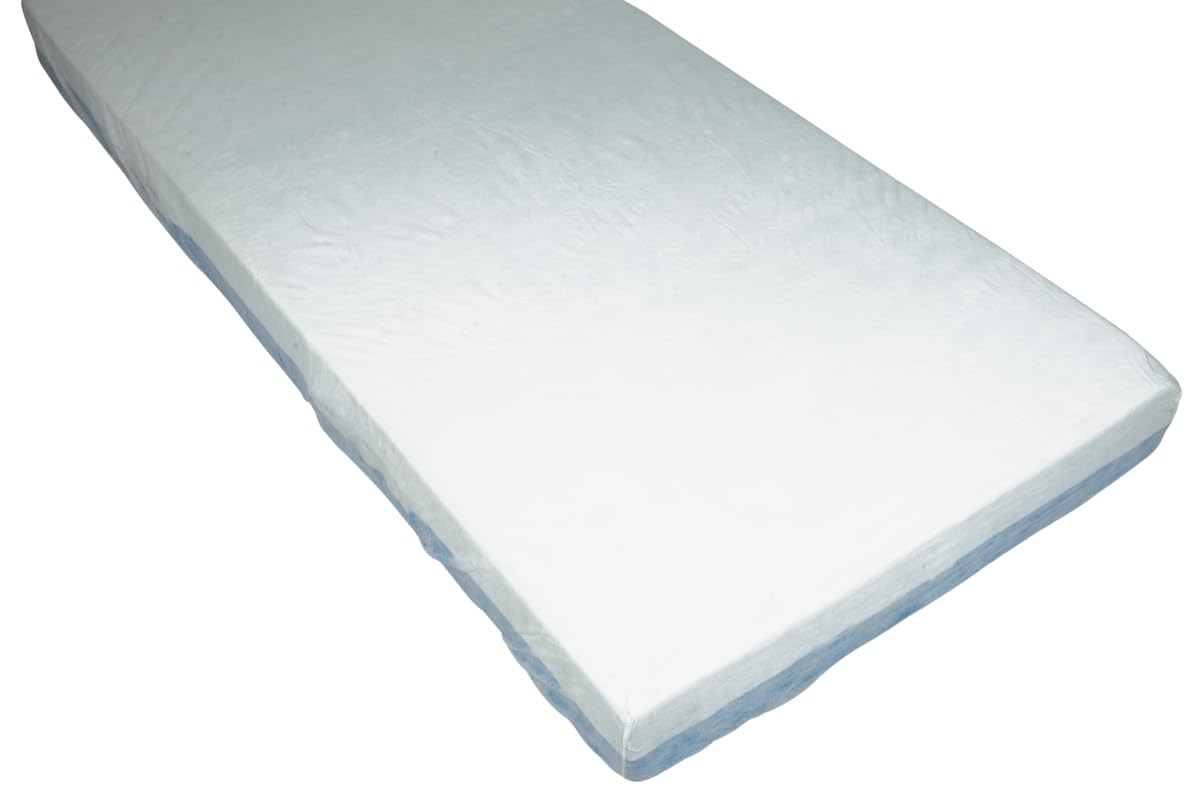 ABENA Waterproof Mattress Protector| Pack Of 10 White Double Bed Disposable Mattress Protectors | Each Waterproof Mattress Cover Measures 200x90x20cm | Liquid Resistant Bed Cover/Waterproof Bed Sheet
