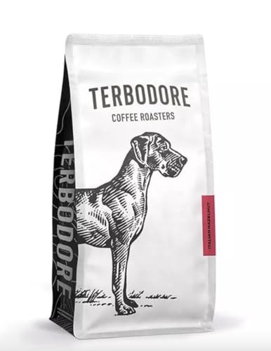 Terbodore | Italian Hazelnut Coffee Beans | 1kg Bag | Delicious Nut Flavoured Bean | Subtle Nutty Aroma | Premium Grade Whole Bean | Medium Roast | Home or Cafe | Hazelnut Coffee Beans