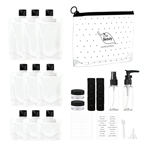 NUTAKI 19 Pcs Travel Bottles Kit... NUTAKI 19 Pcs Travel Bottles Kit...