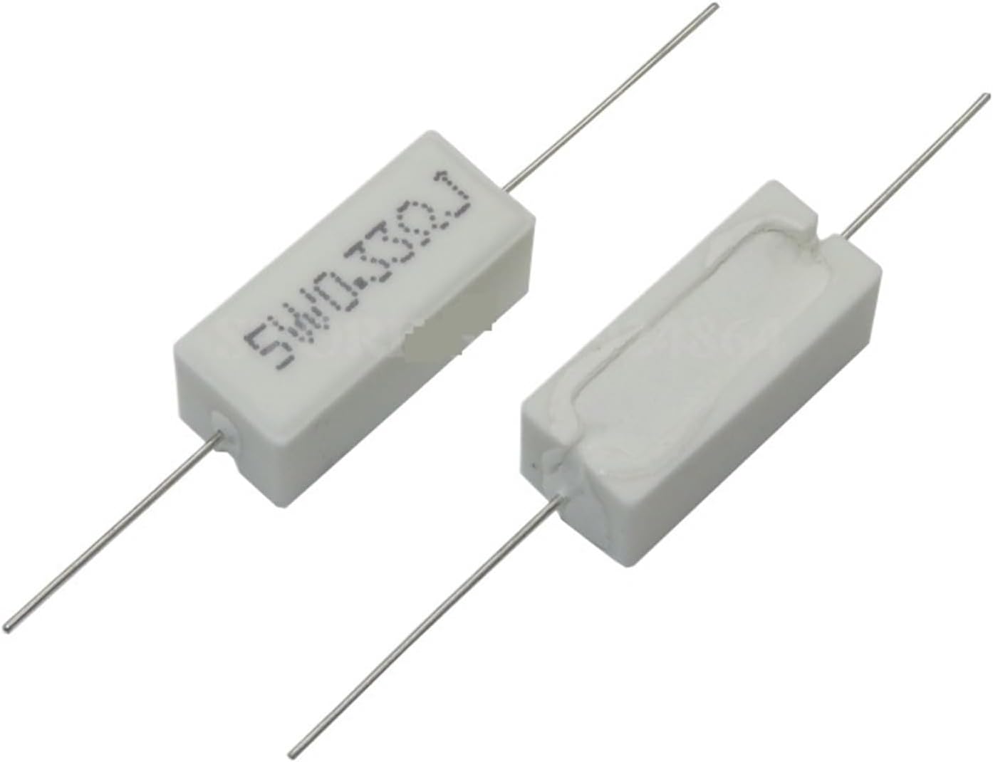 10PCS 5W 10W BPR56 Cement resistance 0.1~10k ohm 0.33R 1R 10R 100R 0.22 0.33 1 10 100 1K 10K ohm Cement resistor(BPR56 0.02 ohm)