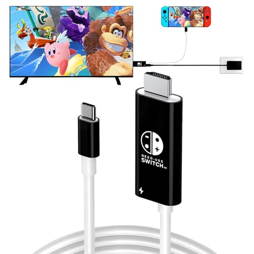 Switch hbN ڂTVoHdmi Type-CXCb`4K&1080𑜓x/HDMIϊ/type c PD[d/ڂTVo͑@\ A_v^[^ xȂ s o ^ѕ֗XCb`/Switch OLED/m[gp\R/^u