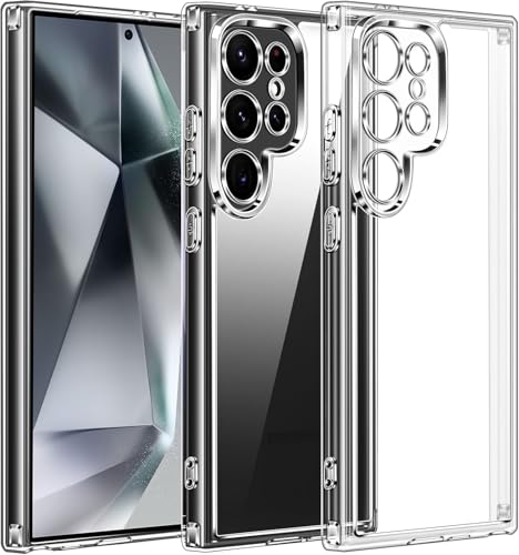 Image of DIZORO for Samsung Galaxy S25 Ultra 5g Case Clear,[30X Anti-Yellowing] Galaxy S25 Ultra Phone Case with Hard Back & Soft Edge,[15FT Mil-Grade Protection] Shockproof Case for Galaxy S25 Ultra