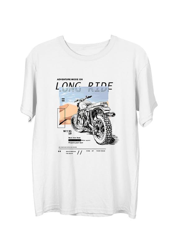 wear your opinion Men's Premium Cotton Printed Round Neck T-Shirt (Design: Adventure Mode)-picture-29