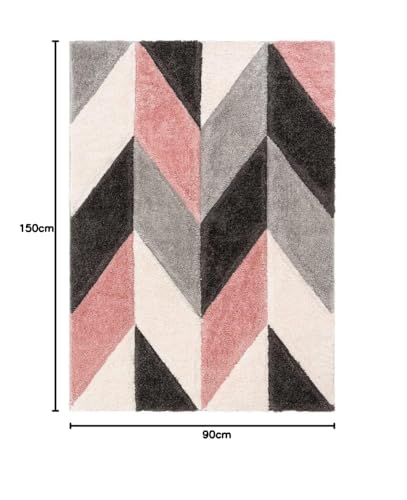 Image of F & B RUGS ; SUPERIOR QUALITY PRODUCTS Firoz and Brothers Handwoven Carpet Super Soft Indoor Modern Shag Microfiber 2 Inch Thickness Fluffy 3x5 feet Multi