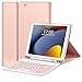 Price comparison product image iPad 10.2 inch Case with Keyboard for New iPad 9th Gen (2021)/8th Gen (2020)/7th Gen (2019),Detachable Wireless Keyboard Case with Pencil Holder,Smart Folio Cover for Apple Tablet,Auto Sleep/Wake