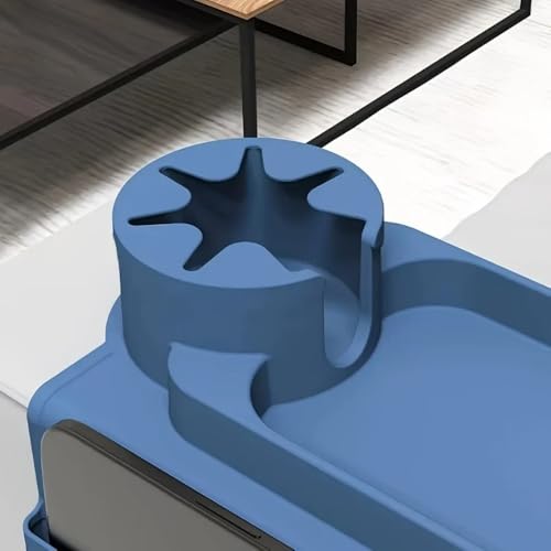 Portavasos para sofá de silicona gris organizador de reposabrazos de silla 3