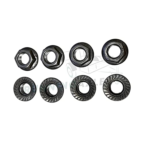 Runningaxles U Bolt Kit – 7 Inch U Bolt For 7,000 Lb Trailer Axle, 3" Round Axle, 7” Long U-Bolts, 1/2” Diameter- U Bolt Kit For 5,200-7000 Lbs, Trailer Leaf Spring U Bolts #TOP6