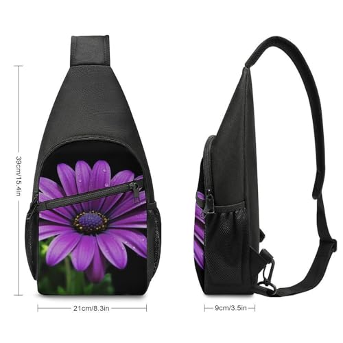 Mochila tipo bandolera blanca para deporte y uso casual miniatura 2