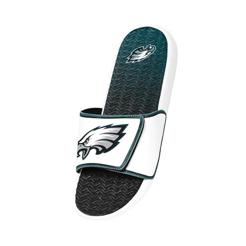 Image of FOCO mens Nfl Primary Team Logo Gradient Gel Slide Sandals