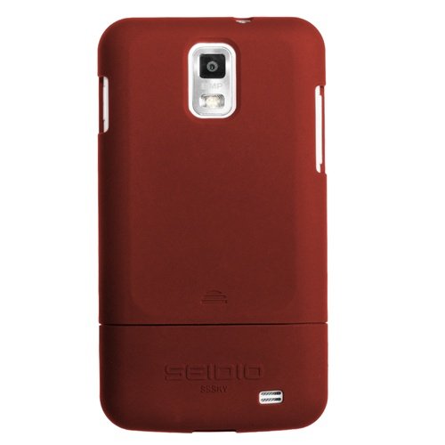 Seidio CSR3SSSKY-GR SURFACE Case for Samsung Skyrocket - 1 Pack - Retail Packaging - Garnet Red