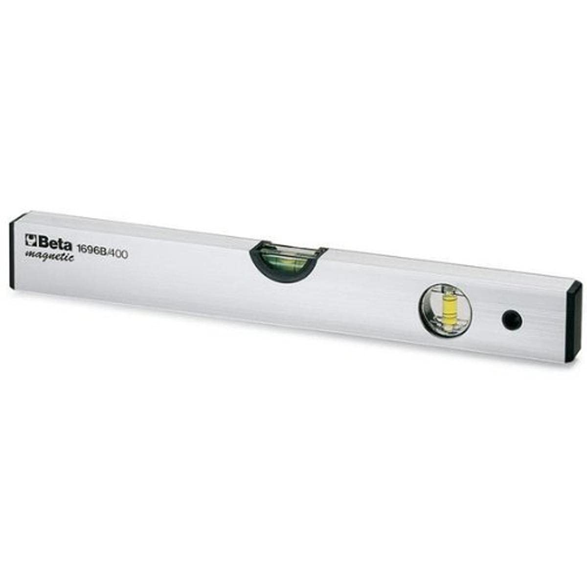 Beta 1696B 300 - Livelle con base magnetica in alluminio profilato anodizzato con due fiale infrangibili