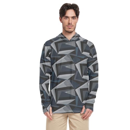 Sweat à capuche UPF 50 homme tissu léger anti-UV à séchage rapide