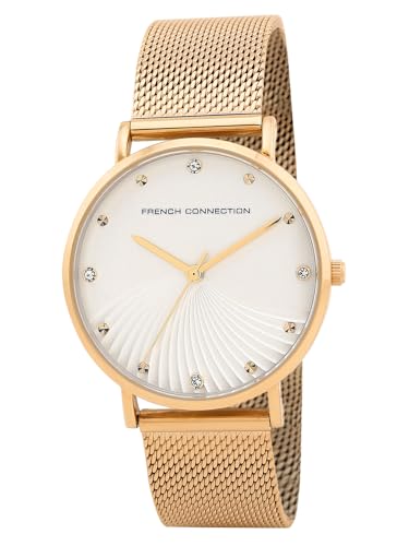 Image of French Connection White Dial Analog Watch for Women -FCC01RGM