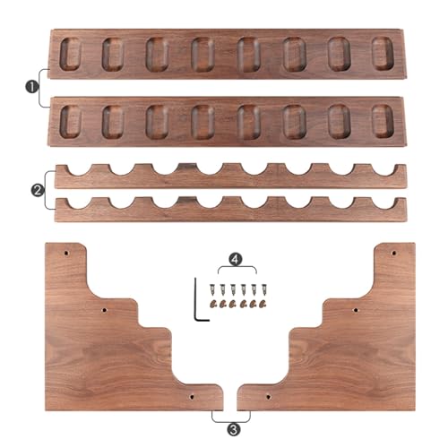 Support pour pipes à tabac bois de noyer compatible universel
