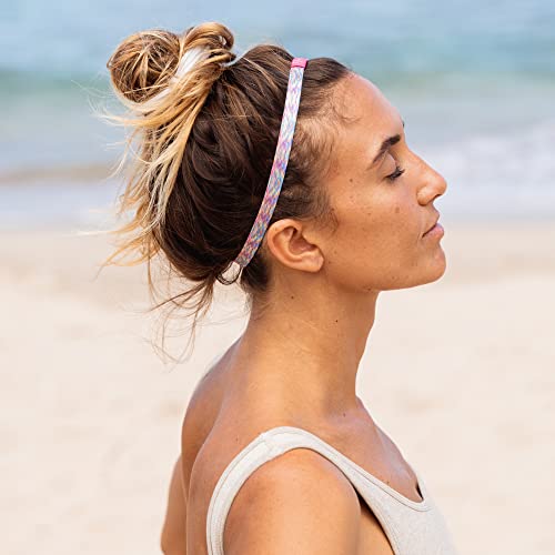 FROG SAC 5 Sports Headbands for Girls (Space Tie Dye)2