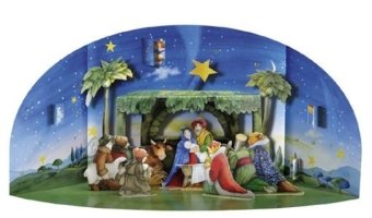 Geburt Christi: Pop-up Adventskalender