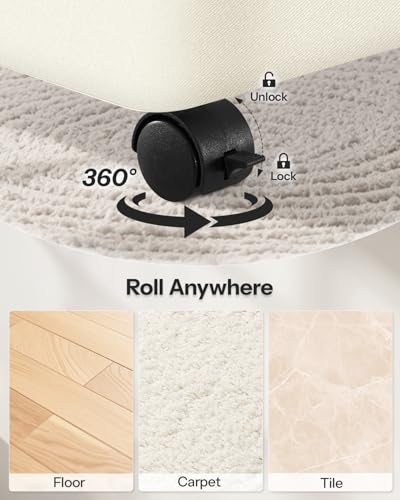 Image of Double Laundry Basket with Wheels and Lid, 150L Clothes Hampers for Laundry