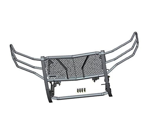 Image of Black Horse RUGGED Heavy Duty Grille Brush Bumper Guard Modular Black Compatible with 2015-2023 Chevrolet Tahoe|2015-2020 Chevrolet Suburban-RU-CHTA15-B